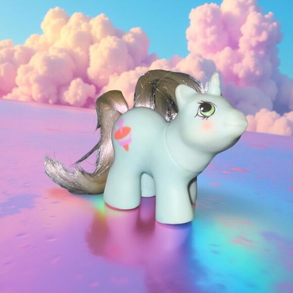 Vintage 1987 Hasbro My Little Pony Jabber Newborn Twin Figure Hong Kong B17 - Picture 1 of 6